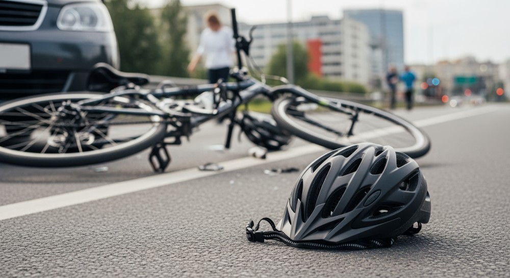 Wypadek 14-latka na rowerze: Policja wzywa rodziców do większej odpowiedzialności
